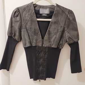 SALE Authentic Alexander McQueen long sleeve denim tops